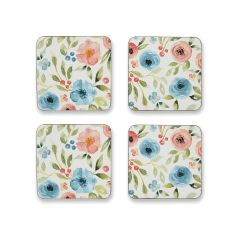 Coasters 4 Pack Country Floral by Cooksmart at Guineys Ireland