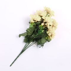 Artificial Flowers Bush Cream