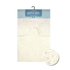 Ultimate Zero Twist Cream 2 Piece Bath Mat at Guineys Ireland