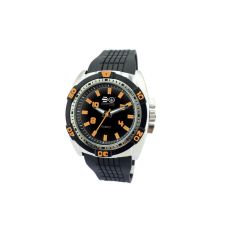 Crosshatch Watch Light Orange & Black