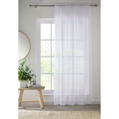 Crystal White Voile Curtain at Guineys Ireland