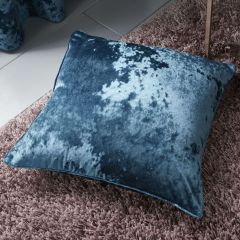 Crushed Velvet Cushion Cover Teal by Catherine Lansfield at Guineys Ireland