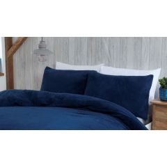 Teddy Filled Cushion Navy 45x45cm