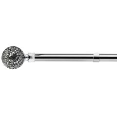 Mosaic Chrome Ball Curtain Pole 25/28mm