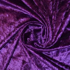 Assorted Crushed Velvet Fabric-Purple