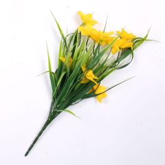 Artificial Flowers Daffodil Bush