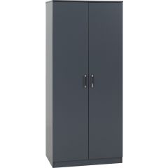 Dakota 2 Door Wardrobe with two doors and metal handles
