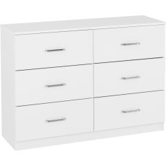 Dakota 6 Drawer Chest - White