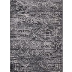 Dark Grey Textured Area Rug at Guineys Ireland
