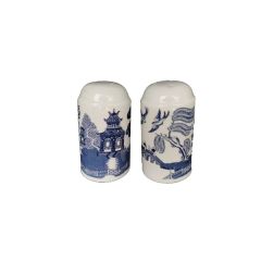 Blue Willow Oriental Salt & Pepper Set