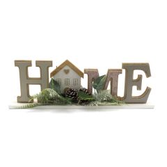 Home Word Wooden Decoration 40cm - Online Offer Only