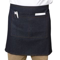 Denim Half Apron With Pocket