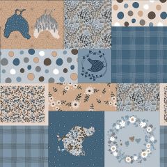 Farmyard Chic Glossy Oil Cloth Tablecloth DL30 - Price by the Metre at Guineys Ireland