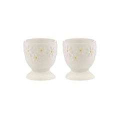 showing side for the Set Of 2 Daisy Egg Cups