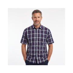 Whitby Check Short Sleeve Shirt Navy by Champion at Guineys Ireland