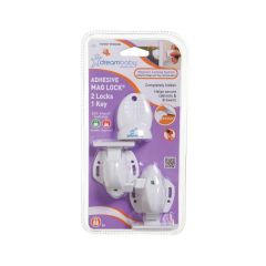 Dreambaby Adhesive Mag Locks - 2 Locks and 1 Key at Guineys Ireland
