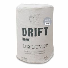 Drift Cotton Eco Duvet 10.5 Tog with cotton cover and recycled polyester filling
