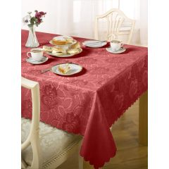Damask Rose Wine Tablecloth  at Guineys Ireland