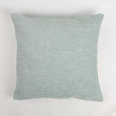 18" Chenille Cushion Cover -Duck Egg