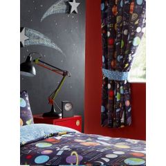 Planets Lined Curtains - 66" x 72"