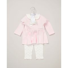 Rock-A-Bye Baby Boutique 3-Piece Pink Leggin Set