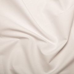 Ivory 100% Cotton Plain Poplin Fabric - Price by the Metre