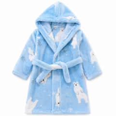 Showing the Kids Dressign Gown Polar Bear