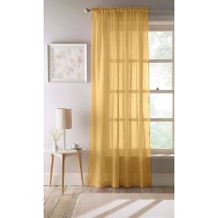 Eden 100% Recycled Voile Panel Ochre