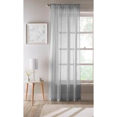 Eden 100% Recycled Voile Panel Silver