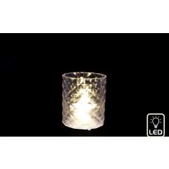 Led Diamond Tea Light Holder 5x6cm