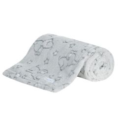 Plush Baby Blanket Elephant Grey