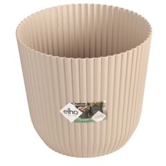 Sand Ridged Edge Garden Planter 30cm – Recycled Plastic Pot