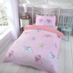 Santa's Grotto Toddler/Cot Bed Christmas Duvet Cover Set