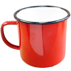 Enamel Red Mug