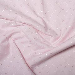 Pink Broderie Anglaise Fabric - Price by the Metre