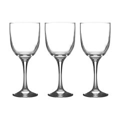 showing the Essentials Siesta Sleeve 3 Wine Glasses 36cl