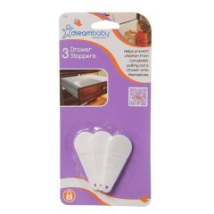 Dreambaby Drawer Stoppers  3 Pack (F198) 