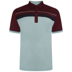 Men's Golf Shirts Beige & Wine at Guineys Ireland