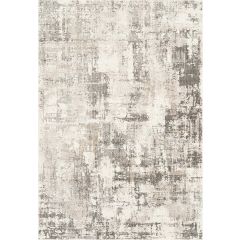 Fabel abstract grey and beige modern rug with distressed textured design.
