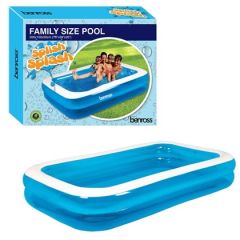 2m Garden Inflatable Rectangular Swimming Pool