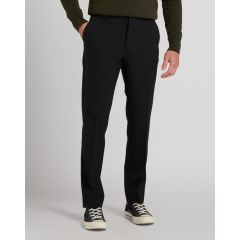 mens black Farah flex waist trousers regular fit durable twill fabric