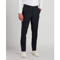 mens navy Farah flex waist trousers regular fit durable twill fabric