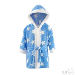 Blue Star Hooded Bath Robe - Online Offer Only