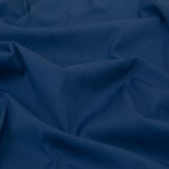 Navy 100% Cotton Plain Poplin Fabric - Price by the Metre