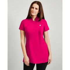 Women's One Button Tunic - Pink