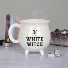 White Witch Cauldron Mug  - Online Offer Only
