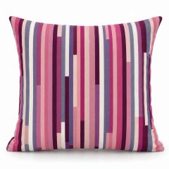 Firenze Striped Ruby Cushion Cover 45x45cm