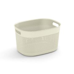 18 Litre Filo Basket / Storage Box - Ivory at Guineys Ireland