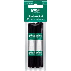 Shoe Laces Flat Black