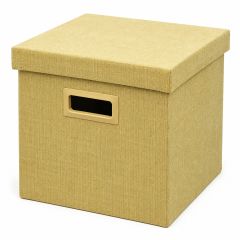Foldable Storage Box Mustard